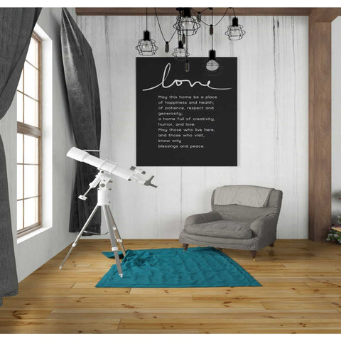 Image of 'Home Blessing BW' by Linda Woods, Canvas Wall Art,26 x 30