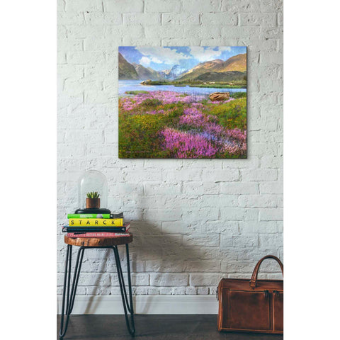 Image of 'Heather Scotland' by Chris Vest, Giclee Canvas Wall Art