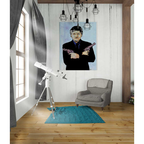 Image of 'Charles Bronson' by Giuseppe Cristiano, Canvas Wall Art,26 x 34