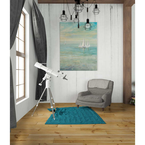 Image of 'Sunrise Sailboats II' by Danhui Nai, Canvas Wall Art,26 x 34