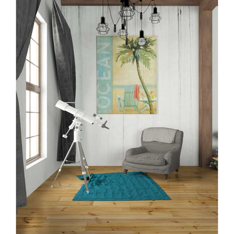 Image of 'Ocean Beach II' by Daphne Brissonet, Canvas Wall Art,26 x 34