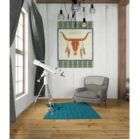 Image of 'Southwest at Heart I FLAG' by Veronique Charron, Canvas Wall Art,26 x 34