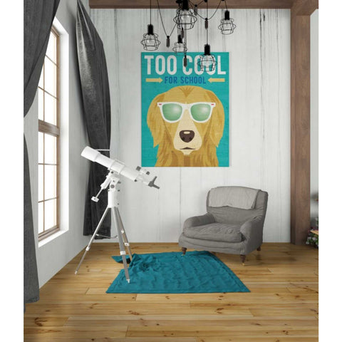 Image of 'Beach Bums Golden I Cool' by Michael Mullan, Canvas Wall Art,26 x 34