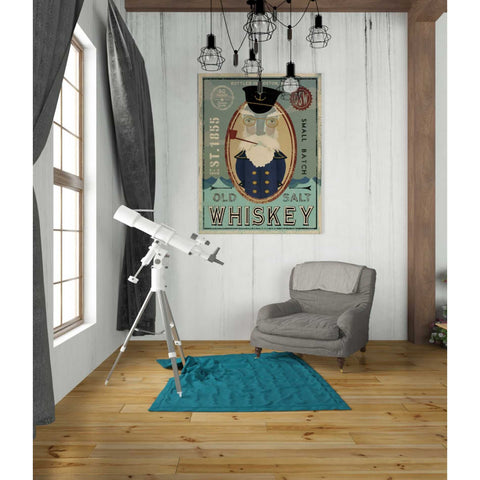 Image of 'Fisherman III Old Salt Whiskey' by Ryan Fowler, Canvas Wall Art,26 x 34