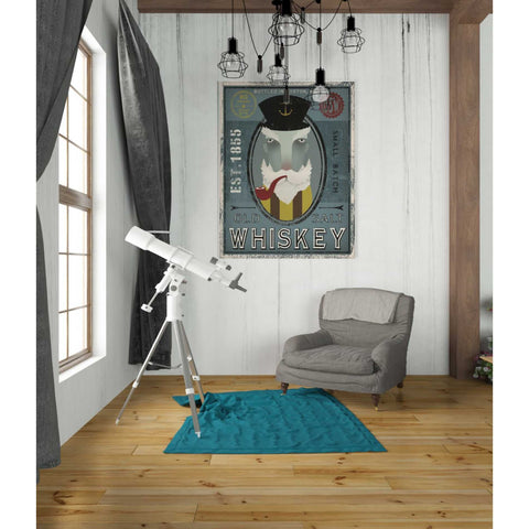 Image of 'Fisherman I Old Salt Whiskey' by Ryan Fowler, Canvas Wall Art,26 x 34