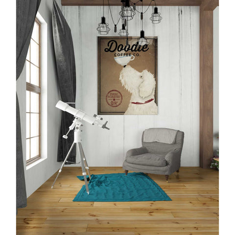 Image of 'Doodle Coffee' by Ryan Fowler, Canvas Wall Art,26 x 34