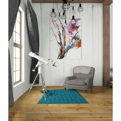 Image of 'Floral Explosion IV On White Crop' by Jan Griggs, Giclee Canvas Wall Art