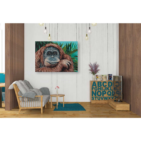 Image of 'Jungle Monkey I' by Carolee Vitaletti Canvas Wall Art,34 x 26