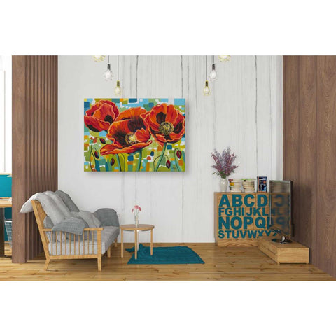 Image of 'Vivid Poppies III' by Carolee Vitaletti Giclee Canvas Wall Art
