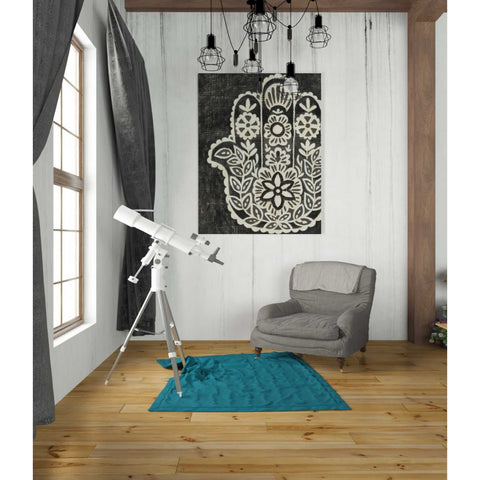 Image of 'Night Hamsa II' by Chariklia Zarris Giclee Canvas Wall Art