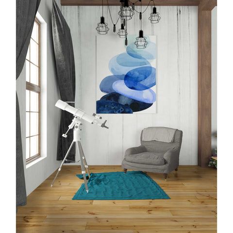 Image of 'River Worn Pebbles I' by Grace Popp Canvas Wall Art,26 x 34