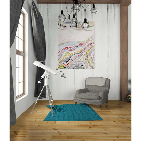 Image of 'Watercolor Marbling I' by Grace Popp Canvas Wall Art,26 x 34