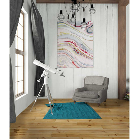 Image of 'Watercolor Marbling II' by Grace Popp Canvas Wall Art,26 x 34