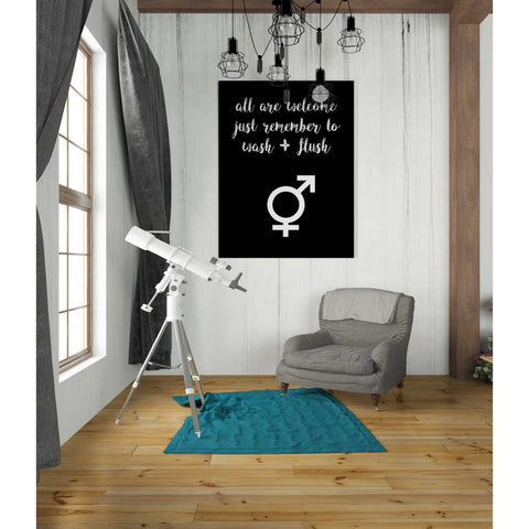 Image of 'Human Bathroom III' by Jarman Fagalde Giclee Canvas Wall Art