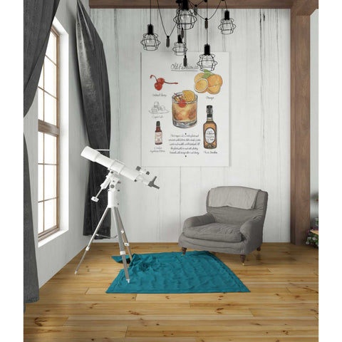 Image of 'Classic Cocktail - Mojito" by Naomi McCavitt. McCavitt Giclee Canvas Wall Art