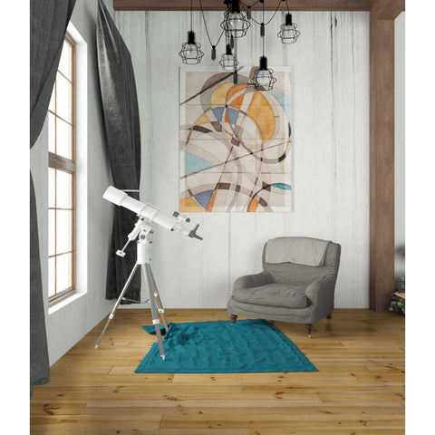 Image of 'Ovals & Lines I' by Nikki Galapon Giclee Canvas Wall Art