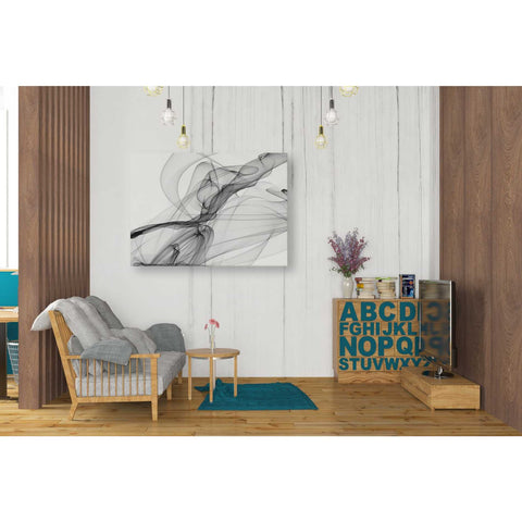 Image of 'Abstract Black and White 18-21' by Irena Orlov, Canvas Wall Art,34 x 26