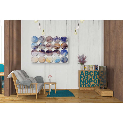 Image of 'Watercolor Colorful Circles 4' by Irena Orlov, Canvas Wall Art,34 x 26