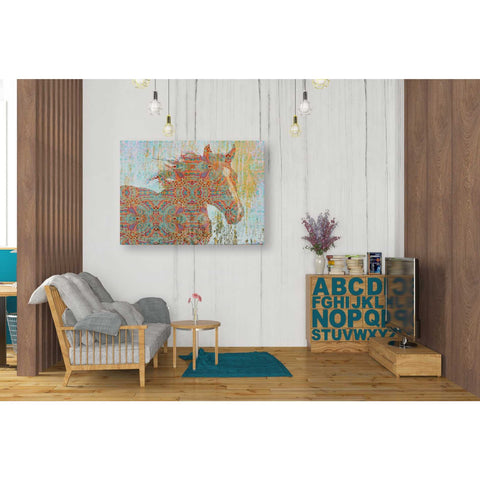 Image of 'Pattern Horse' by Irena Orlov, Canvas Wall Art,34 x 26