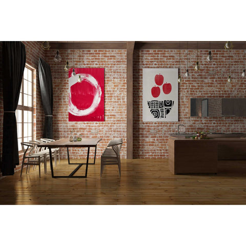 Image of 'Bowl of Apples' by Linda Woods, Canvas Wall Art,26 x 34