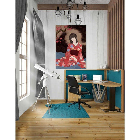 Image of 'Harutonari' by Sai Tamiya, Canvas Wall Art,26 x 40