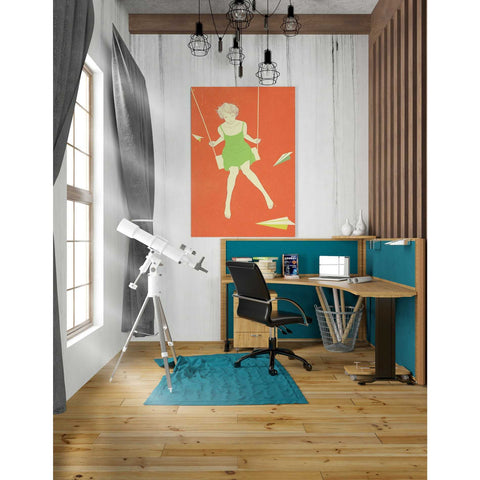 Image of 'Swing' by Sai Tamiya, Canvas Wall Art,26 x 40