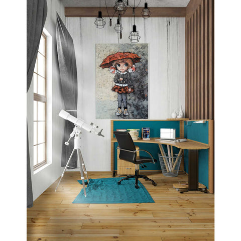 Image of 'Girl With Bows' by Alexander Gunin, Canvas Wall Art,26 x 40