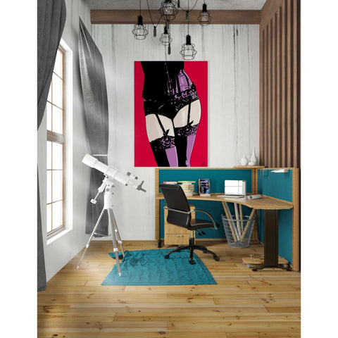 Image of 'Purple Corset' by Giuseppe Cristiano, Canvas Wall Art,26 x 40