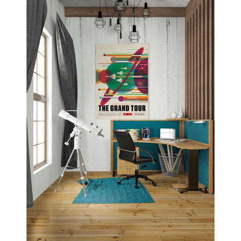 Image of 'Visions of the Future:The Grand Tour' Canvas Wall Art,26 x 40