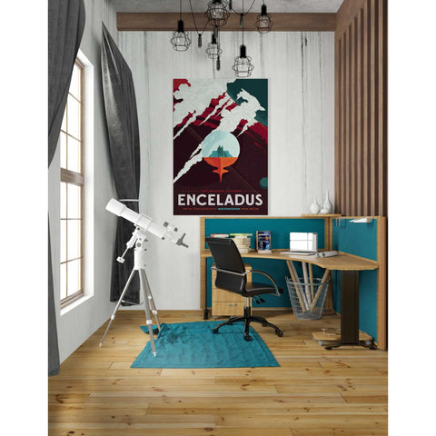 Image of 'Visions of the Future: Enceladus' Canvas Wall Art,26 x 40