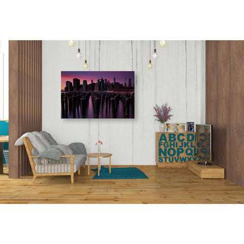 Image of 'Manhattan Glow' by Katherine Gendreau, Giclee Canvas Wall Art