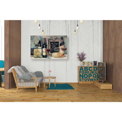 Image of 'Les Fromages' by Marilyn Hageman, Canvas Wall Art,40 x 26