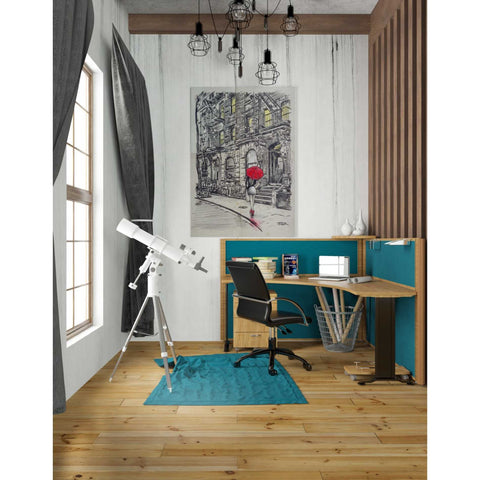 Image of 'Burrough Walk' by Loui Jover, Canvas Wall Art,26 x 40