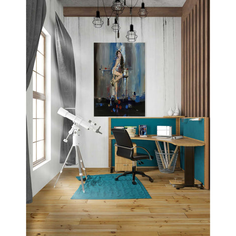 Image of 'Nicki' by Oscar Alvarez Pardo, Canvas Wall Art,26 x 40