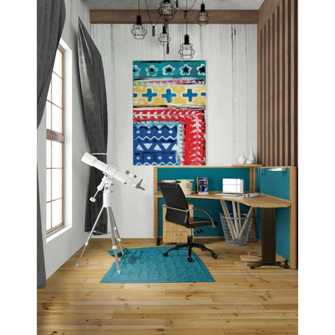 Image of 'Pattern Painting III' by Linda Woods, Canvas Wall Art,26 x 40