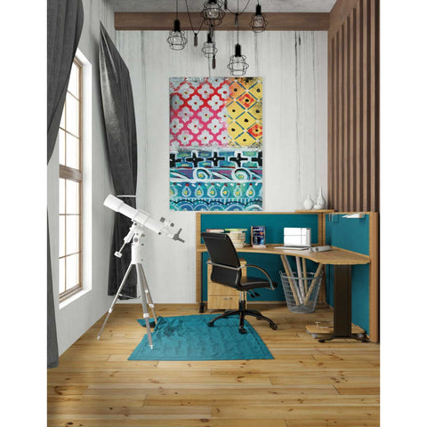 Image of 'Pattern Painting VI' by Linda Woods, Canvas Wall Art,26 x 40