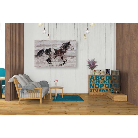 Image of 'Running Arabian Horse' by Irena Orlov, Canvas Wall Art,40 x 26