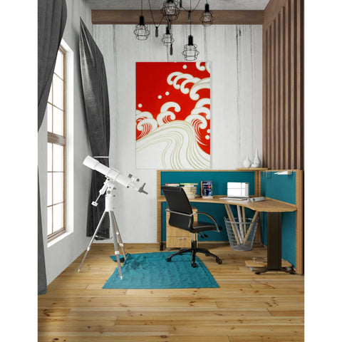 Image of 'Wave B' by Zigen Tanabe, Giclee Canvas Wall Art