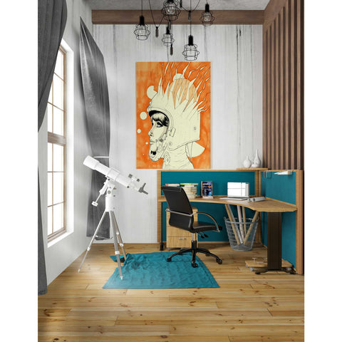 Image of 'Space Queen Fire' by Craig Snodgrass, Canvas Wall Art,26 x 40