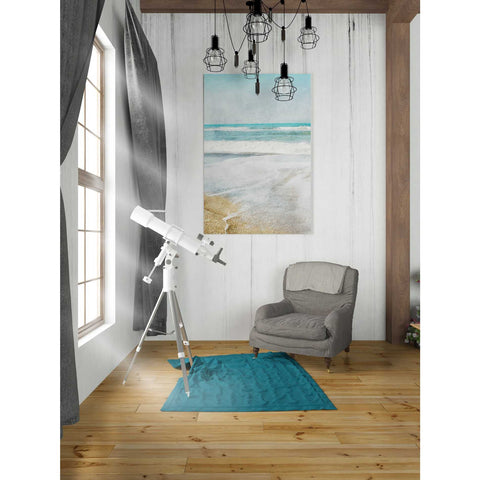 Image of 'Serene Coast Vertical' by Linda Woods, Canvas Wall Art,26 x 40