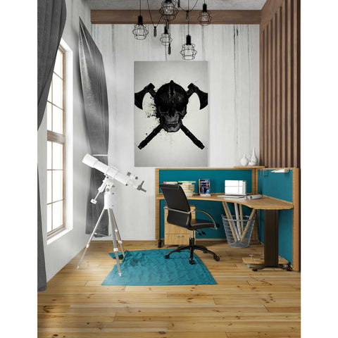Image of "Viking Skull" by Nicklas Gustafsson, Giclee Canvas Wall Art