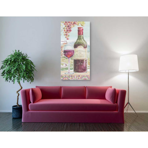 Image of 'Wine Country V' by Daphne Brissonet, Canvas Wall Art,30 x 60