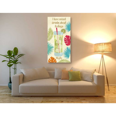 Image of 'Exotic Breeze XVI' by Veronique Charron, Canvas Wall Art,30 x 60