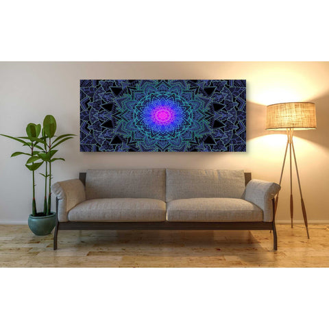 Image of 'Mandala Love' by Cameron Gray, Canvas Wall Art,24 x 12