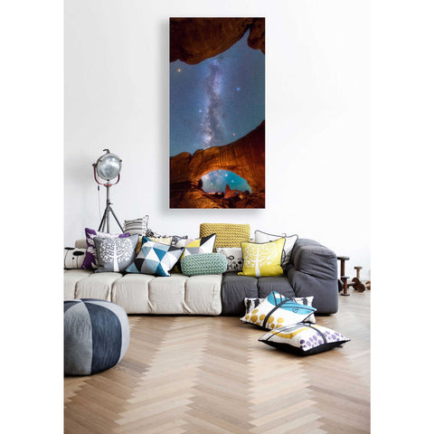 Image of 'Heavens Above Turret' by Darren White, Canvas Wall Art,30 x 60