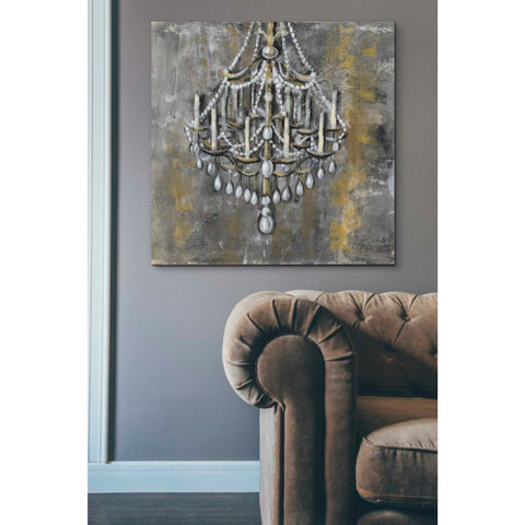 Image of 'Vintage Chandelier I' by Silvia Vassileva, Canvas Wall Art,37 x 37