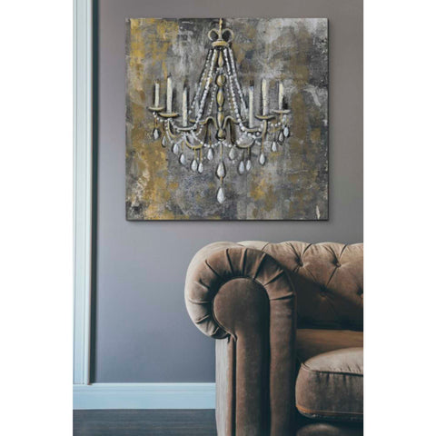 Image of 'Vintage Chandelier II' by Silvia Vassileva, Canvas Wall Art,37 x 37