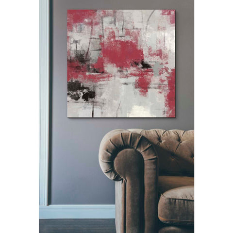 Image of 'Stone Gardens III Red' by Silvia Vassileva, Canvas Wall Art,37 x 37