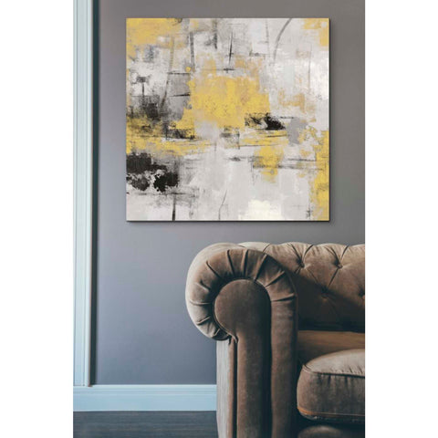 Image of 'Stone Gardens III Yellow' by Silvia Vassileva, Canvas Wall Art,37 x 37