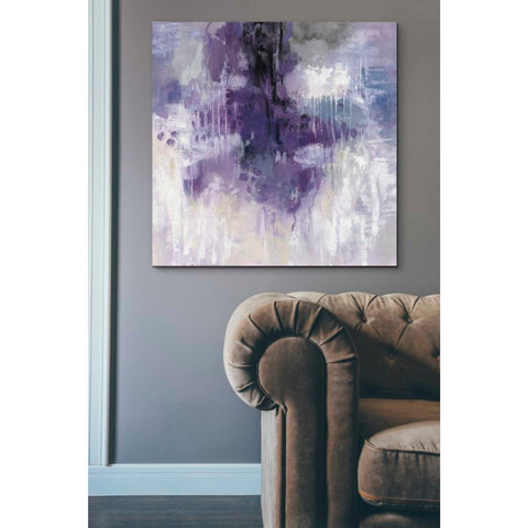 Image of 'Violet Rain' by Silvia Vassileva, Canvas Wall Art,37 x 37